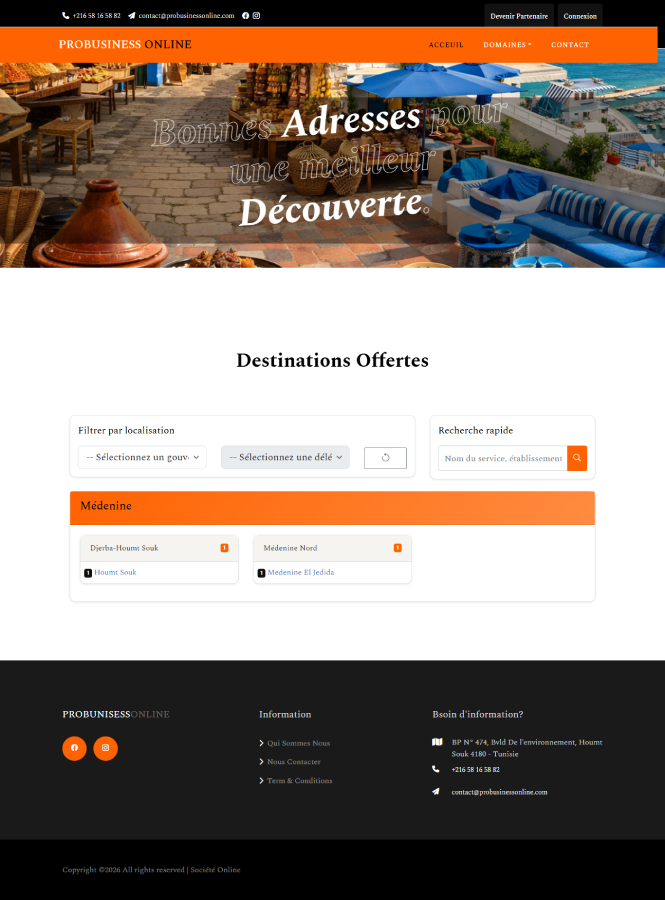 ProBusinessOnline - guide digital des professionnels